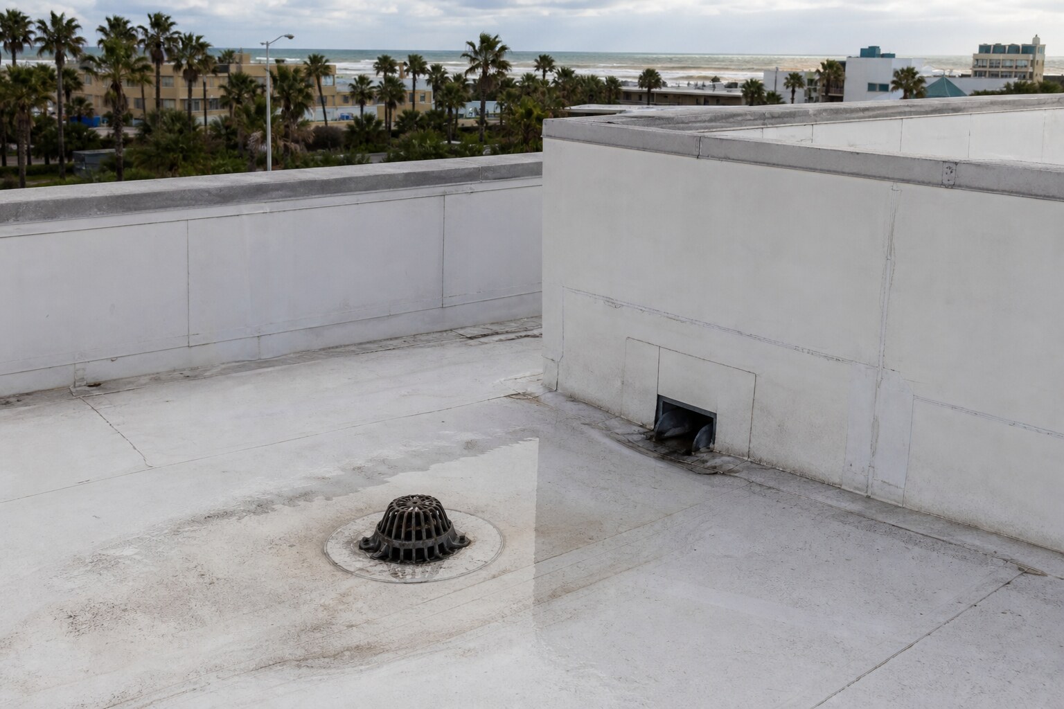 Illustrative TPO and PVC membrane roofing detail